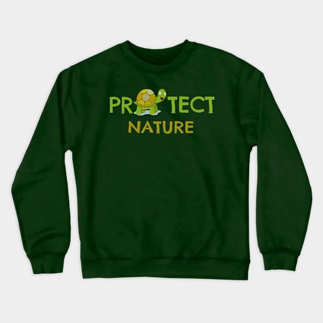 Protect Nature Crewneck Sweatshirt by Fox1999